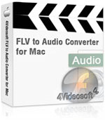 4Videosoft FLV to Audio Converter for Mac Coupon – 90%