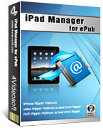 4Videosoft iPad Manager for ePub Coupon Sale