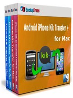 Backuptrans Android iPhone Kik Transfer + for Mac (Family Edition) Coupon Sale