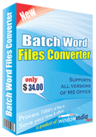 Batch Word Files Converter Coupon Code
