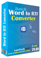 Batch Word to RTF Converter Coupon