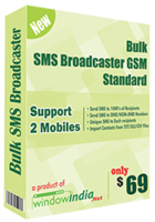 Bulk SMS Broadcaster GSM Standard Coupon
