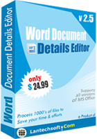 Word Document Details Editor Coupon