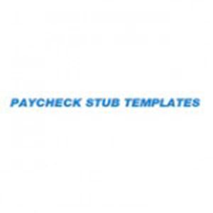 THE PAYCHECK STUB TEMPLATE COMPANY